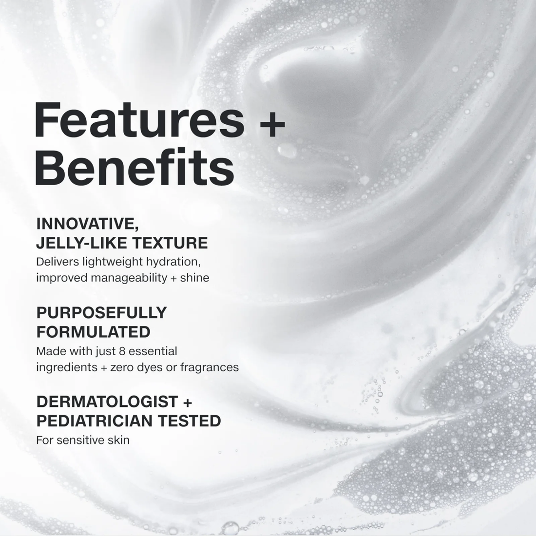 Masque capillaire Paul Mitchell Clear Jelly Mask texture gelée, hydratation légère sans parfum pour cheveux sensibles, doux et brillants.