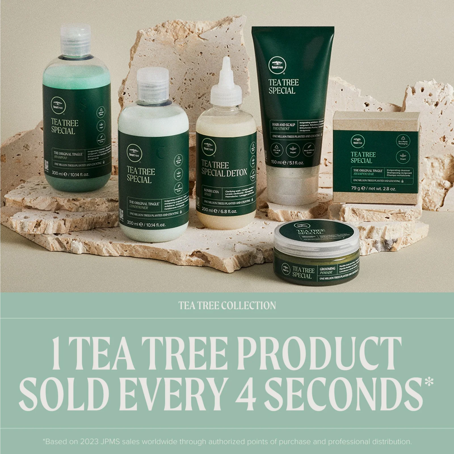Masque capillaire Paul Mitchell Tea Tree Hair and Scalp Treatment, soin hydratant et apaisant pour cuir chevelu sensible, cheveux doux et rafraîchis.
