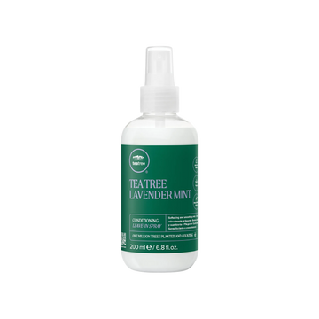 Spray sans rinçage Paul Mitchell Tea Tree Lavender Mint Conditioning Leave-In Spray, soin hydratant et démêlant anti-frisottis pour cheveux secs et épais.