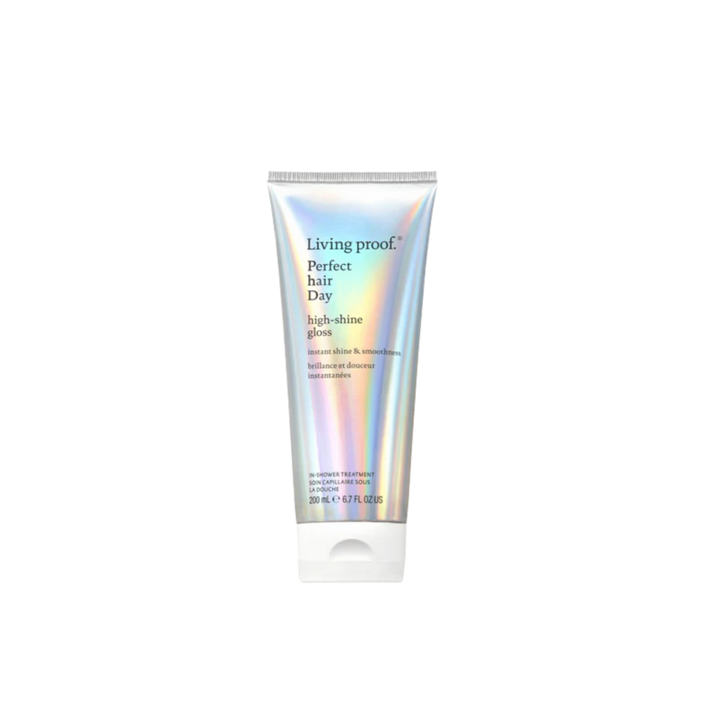 Flacon de Perfect Hair Day High Shine Gloss Living Proof – soin brillance instantanée pour tous types de cheveux – 118ml

