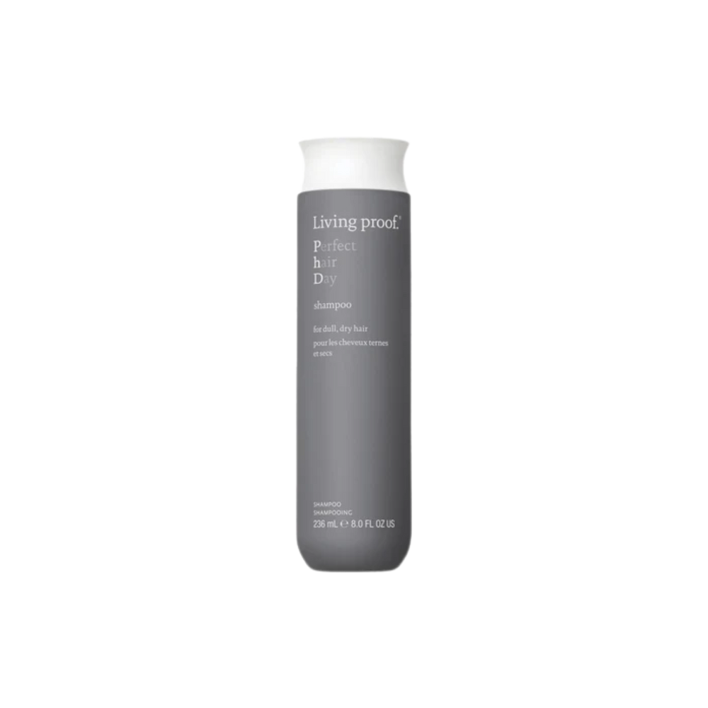 Flacon de Perfect Hair Day Shampoo Living Proof – shampooing multi-bénéfices pour cheveux brillants et sains – 236ml

