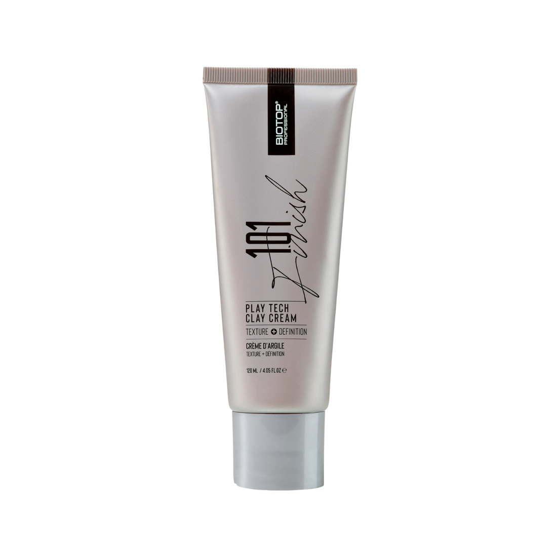 Tube 120 ml de 101 Create Play Tech Clay Cream – crème coiffante texture mate et définition.

