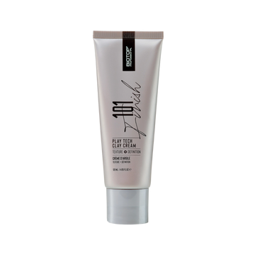 Tube 120 ml de 101 Create Play Tech Clay Cream – crème coiffante texture mate et définition.


