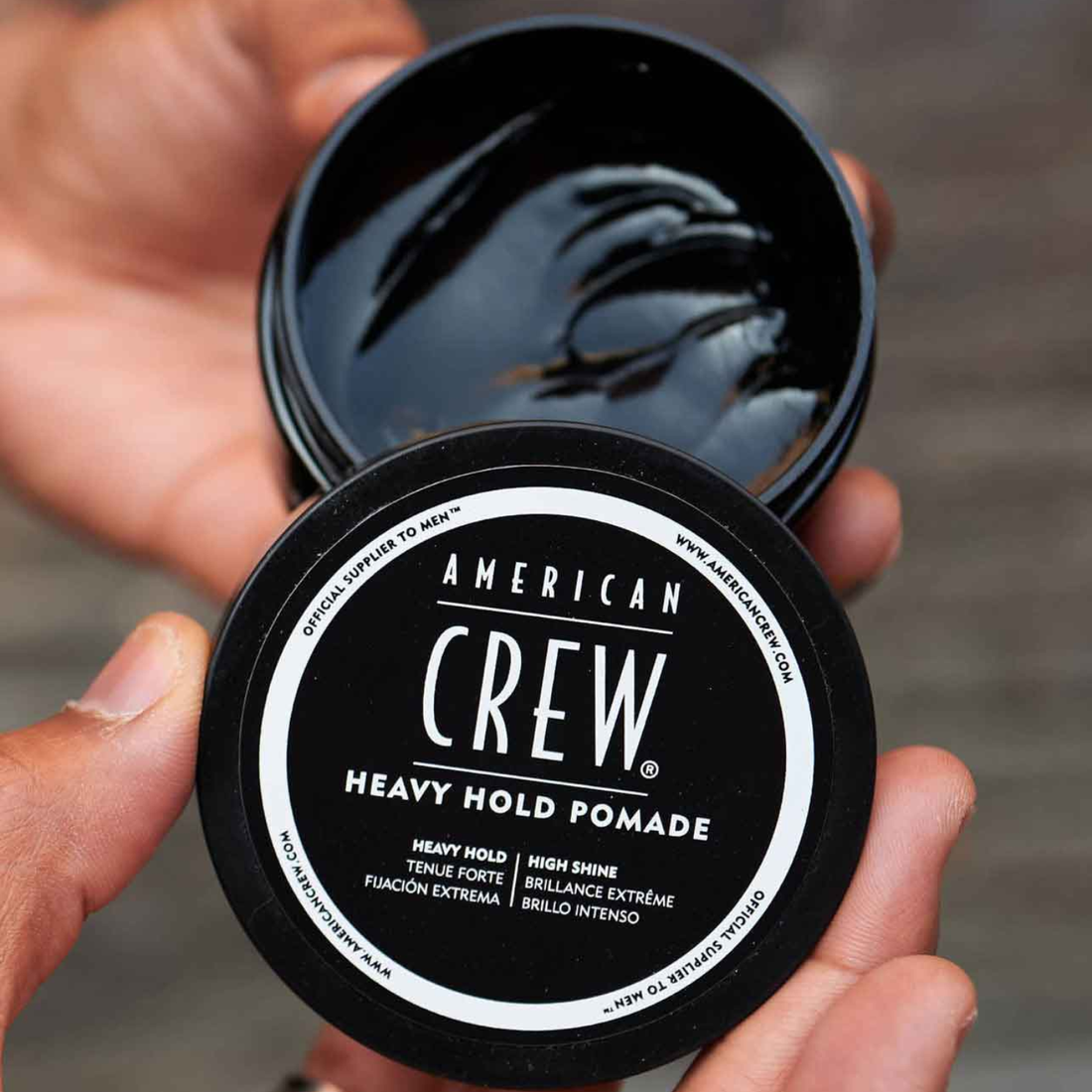 American Crew Heavy Hold Pomade – pommade coiffante tenue forte et brillance intense