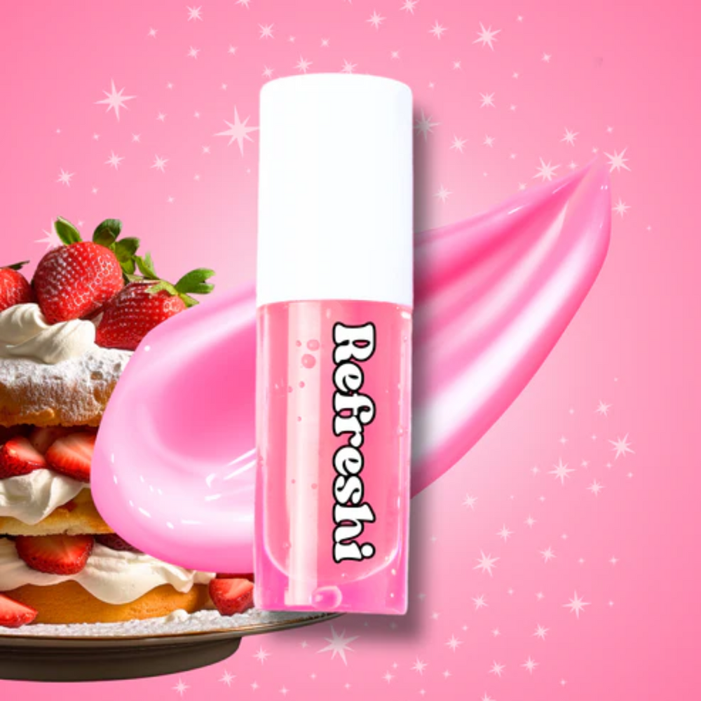 Tube 5 ml Princess Pink Tinted Lip Oil Refreshi, texture brillante non collante, teinte rose délicate, bulles anti‑débordement

