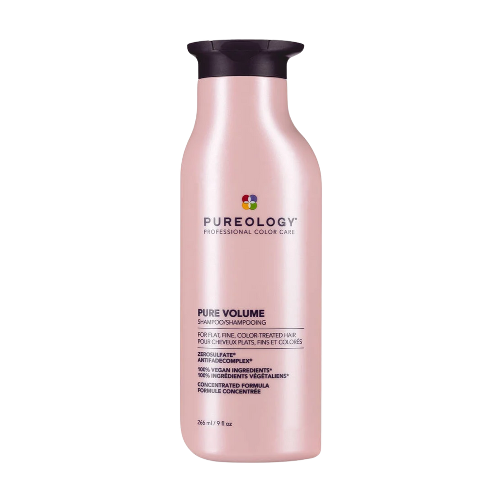 Pure Volume Shampoo Pureology – soin vegan sans sulfates pour cheveux fins, apporte volume léger et protège la couleur