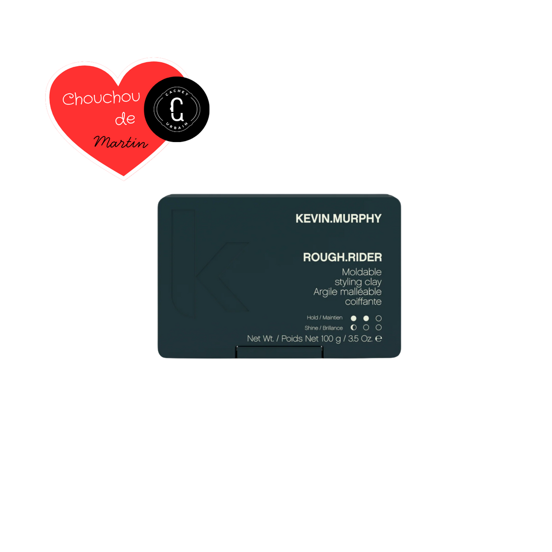 Pot ROUGH.RIDER 100g Kevin Murphy — pâte coiffante tenue forte finition mate