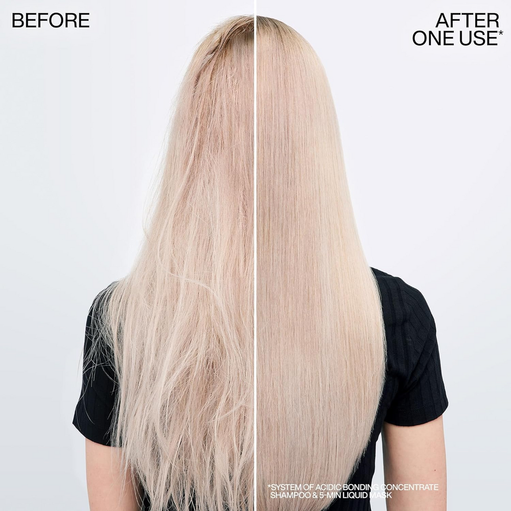 Pot du masque Redken Acidic Bonding Concentrate posé sur fond neutre, soin hydratant concentré pour cheveux abîmés