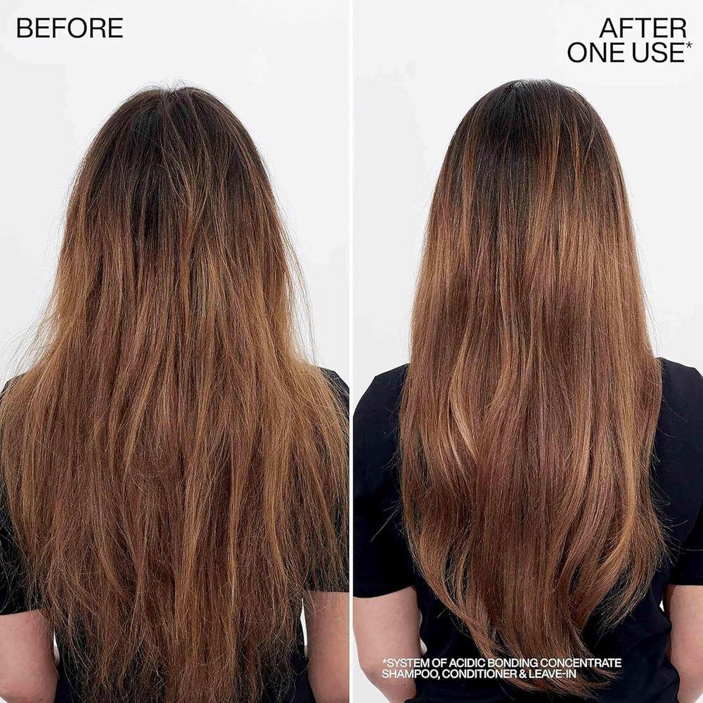 Flacon du shampoing Redken Acidic Bonding Concentrate, soin réparateur sans sulfate pour cheveux abîmés