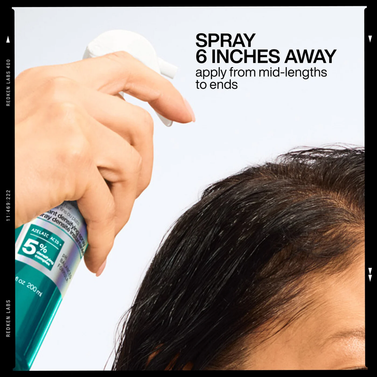 Spray densifiant Redken Acidic Grow Full pour cheveux fins, soin capillaire sans rinçage volumisant avec protection thermique.