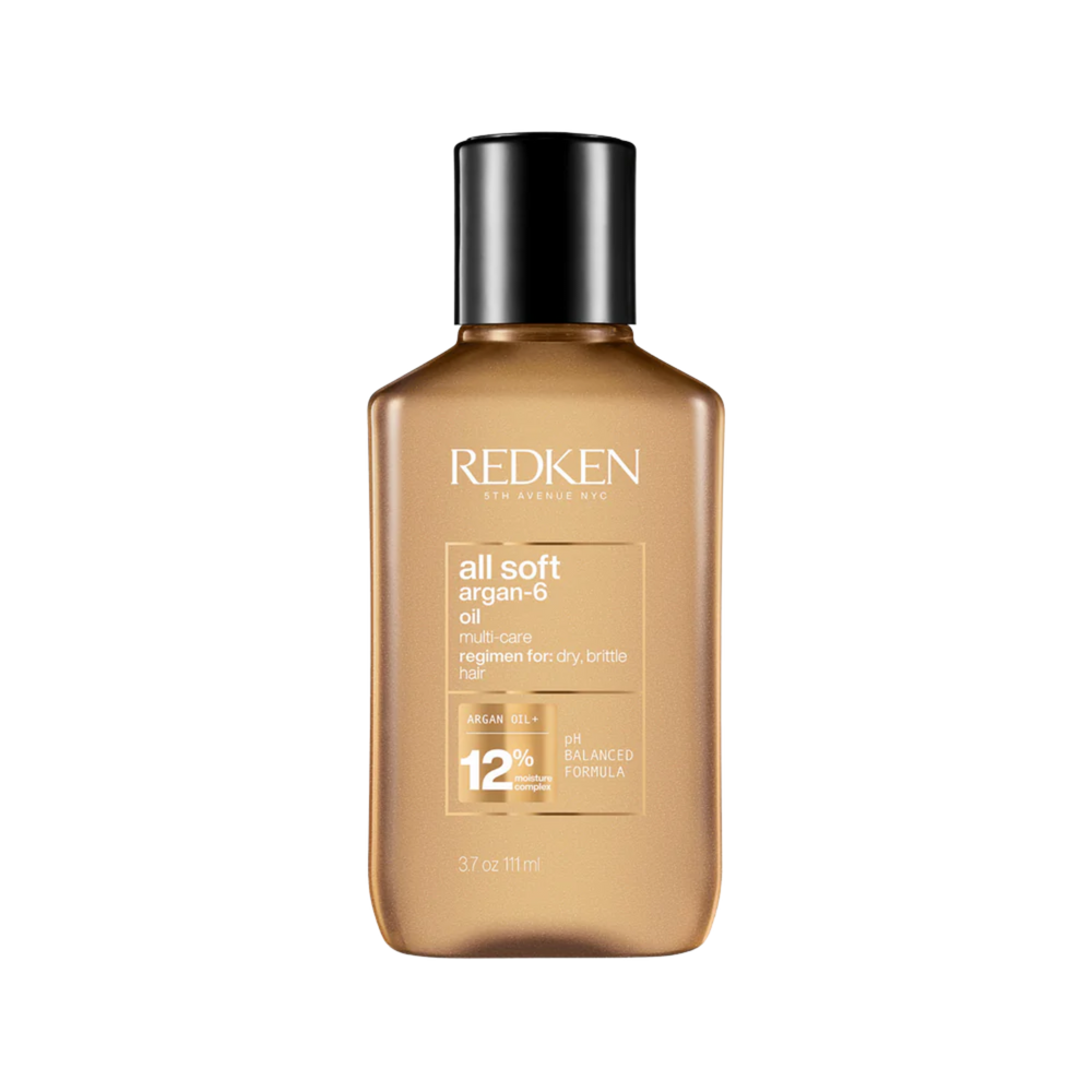 Redken All Soft Argan‑6 Huile 111 ml – Nutrition et brillance