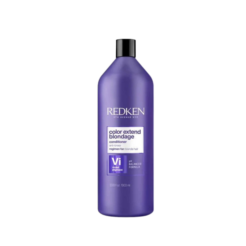 Flacon de conditionneur Redken Blondage, violet tonifiant pour cheveux blonds, enrichi en pigments et acide citrique