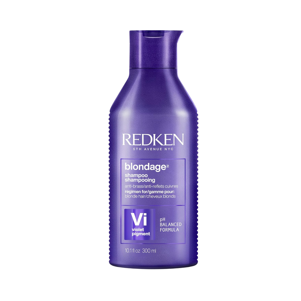 Redken Blondage Purple Shampoo – Neutralise les reflets cuivrés