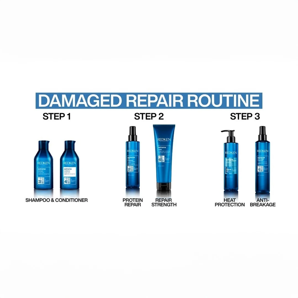 Spray Redken Extreme CAT 200 ml pour traitement capillaire réparateur sans alourdir