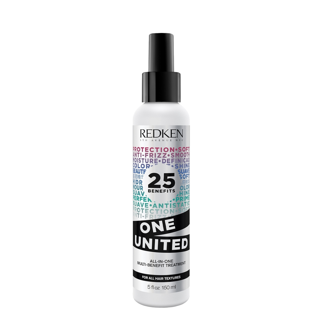 Spray Redken One United 400 ml, soin sans rinçage multi‑bénéfices pour tous types de cheveux