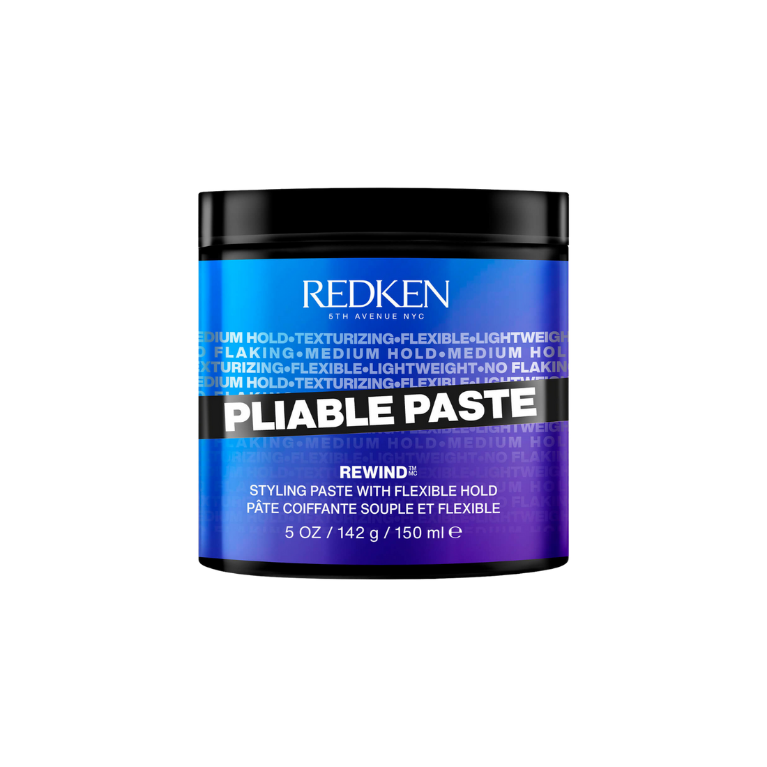 Pot de Redken Pliable Paste, pâte coiffante souple à tenue moyenne