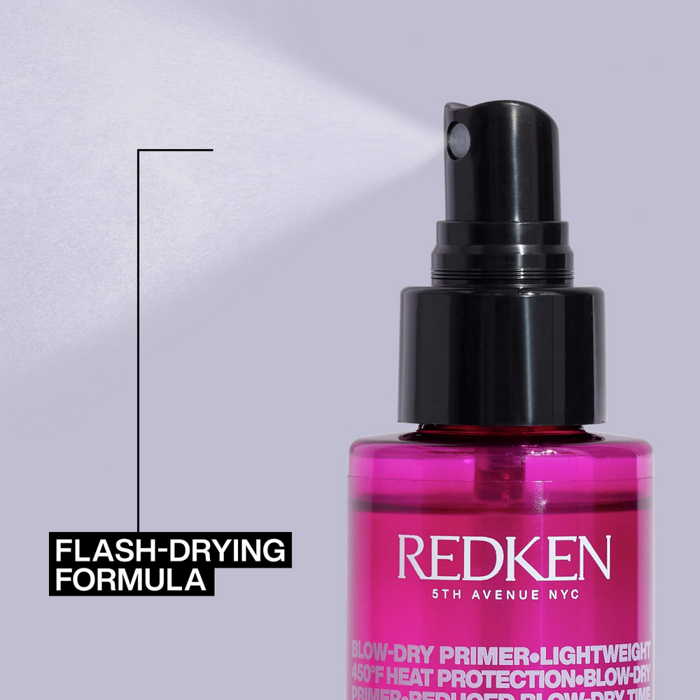 Flacon Redken Quick Blowout, spray primer brushing rapide et protecteur