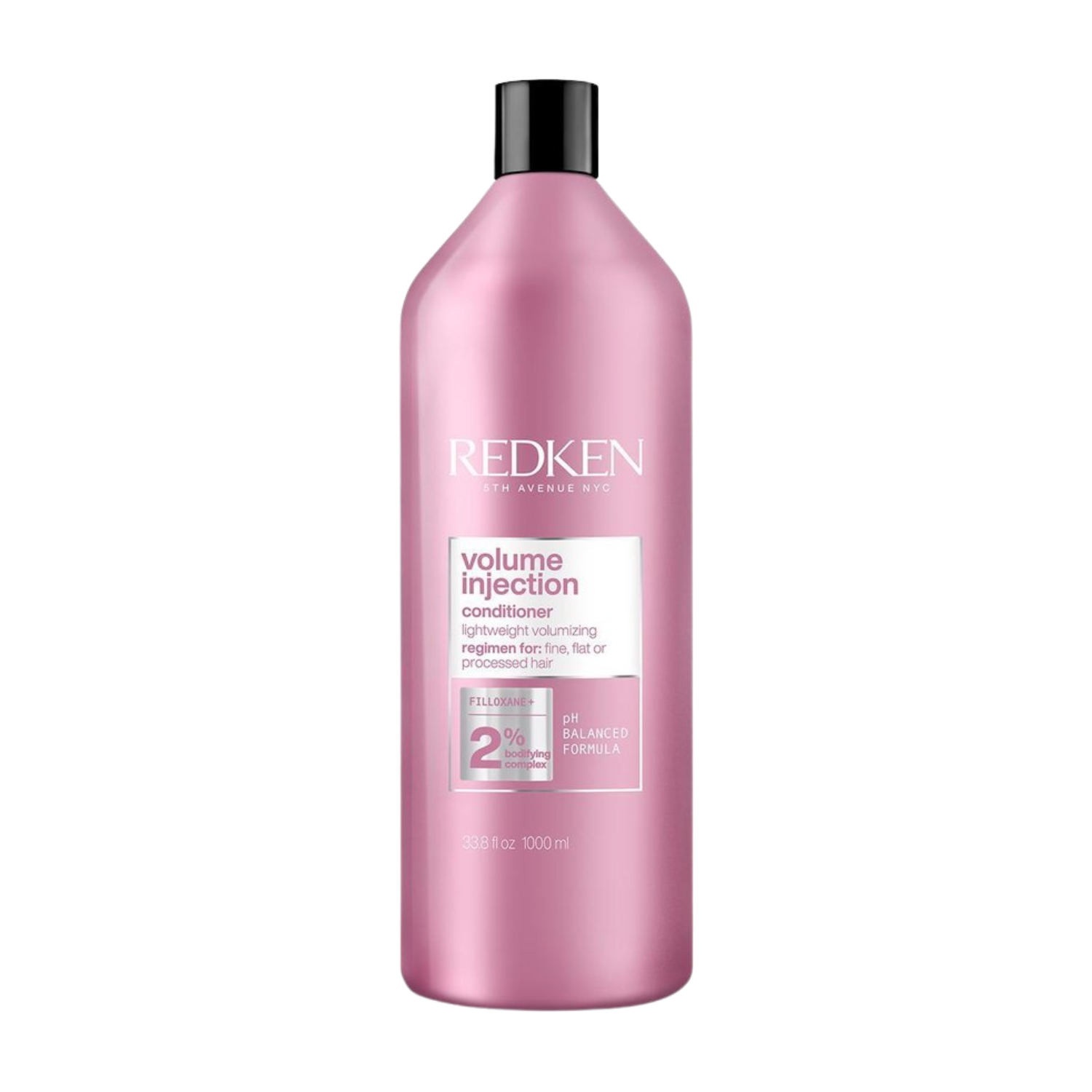 Tube de Redken Volume Injection Conditioner, après‑shampooing volumisant léger pour cheveux fins