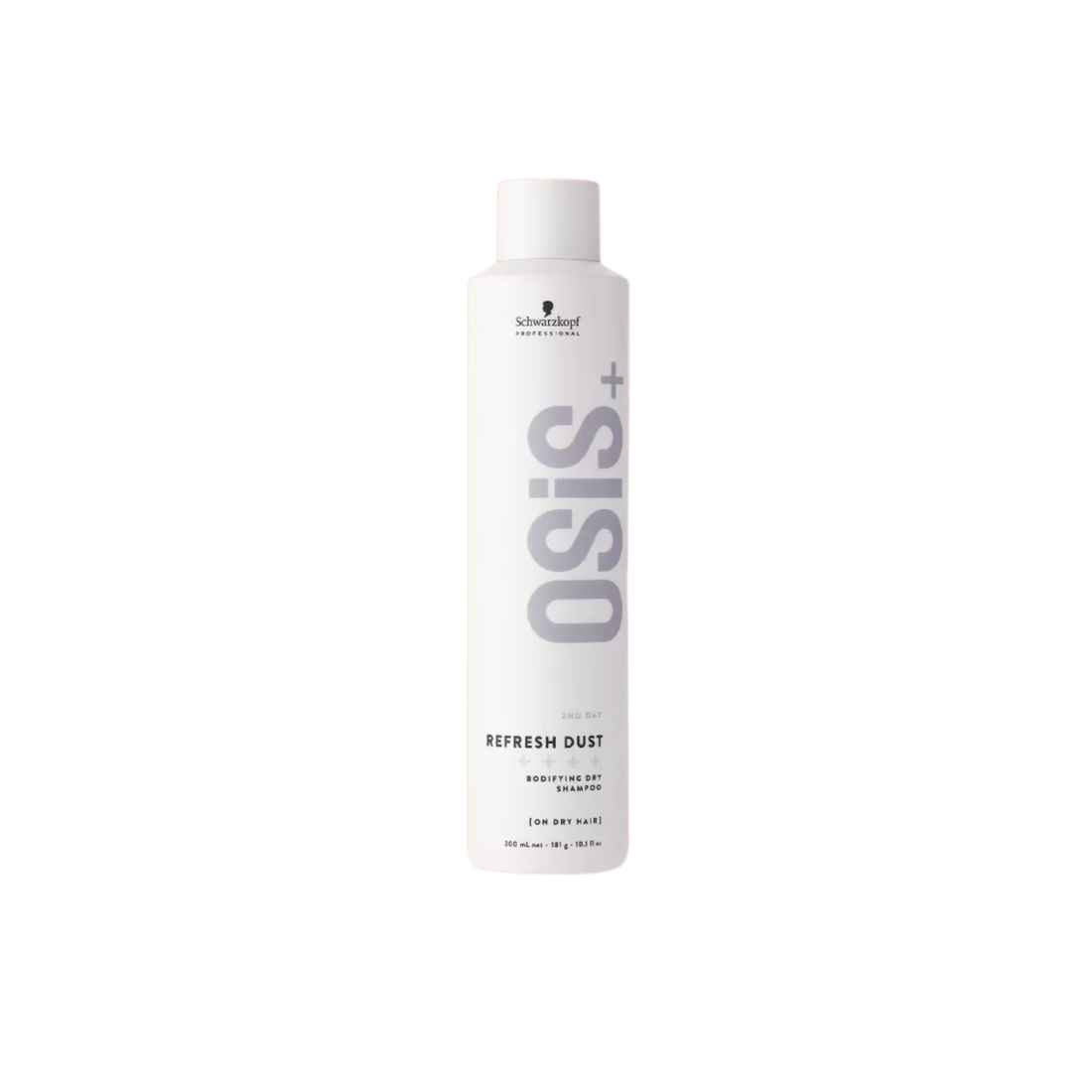 Flacon de shampooing sec Refresh Dust OSiS+ — spray volumisant à fini mat