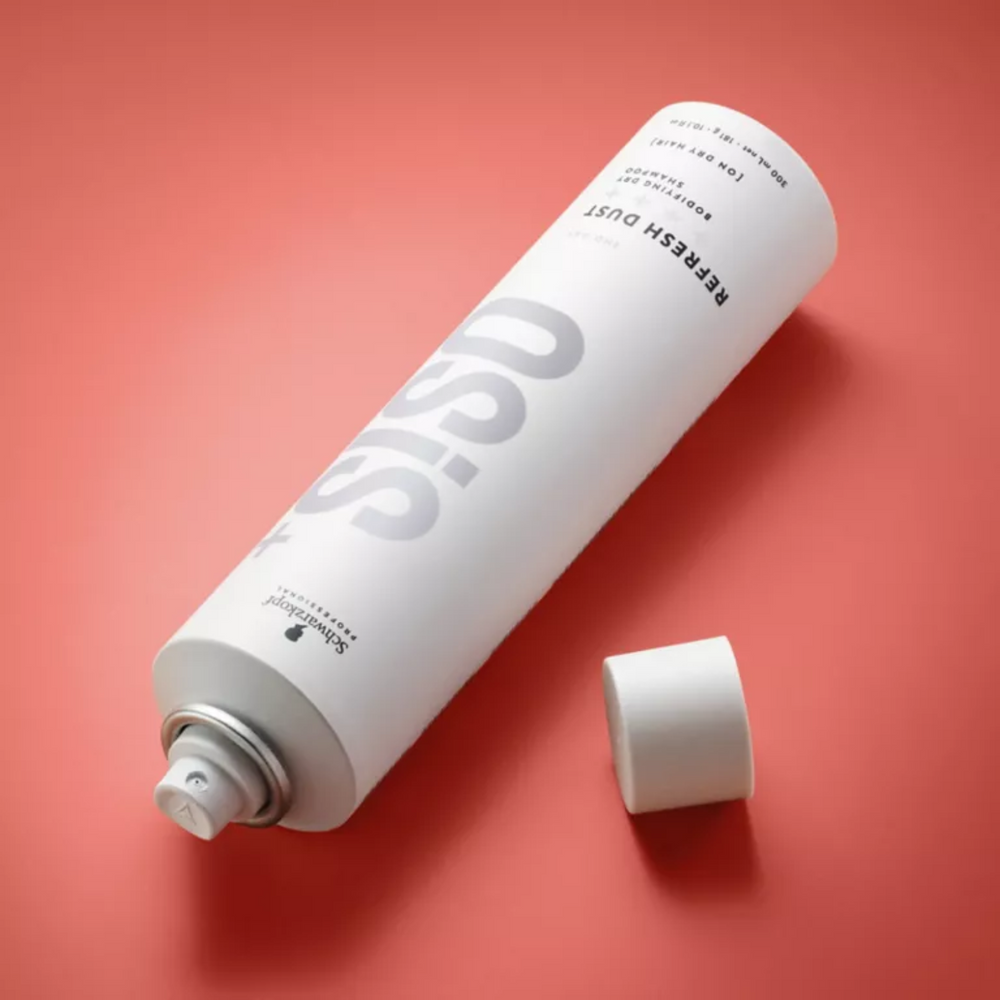 Flacon de shampooing sec Refresh Dust OSiS+ — spray volumisant à fini mat