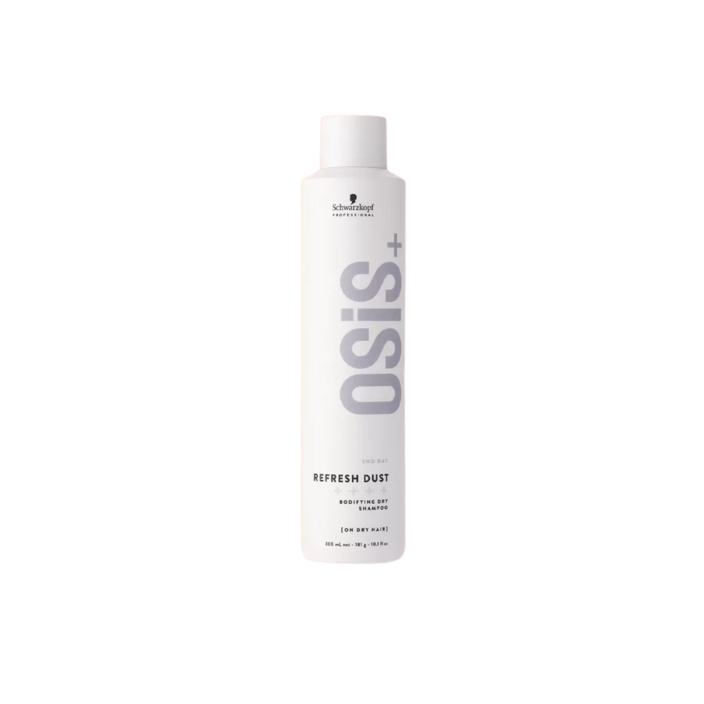Flacon de shampooing sec Refresh Dust OSiS+ — spray volumisant à fini mat