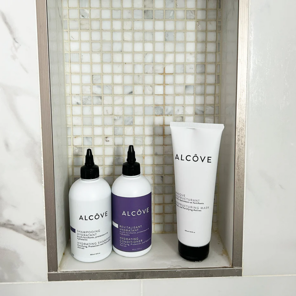 “Tube de Revitalisant Hydratant Alcôve – soin hydratant après shampoing”