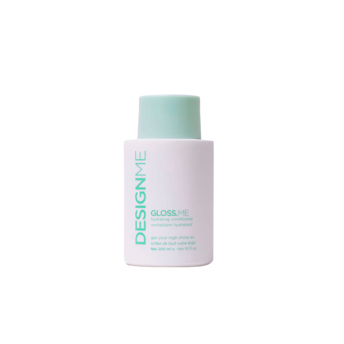 Flacon de revitalisant hydratant GLOSS.ME, texture légère crème pour cheveux doux, brillants et hydratés