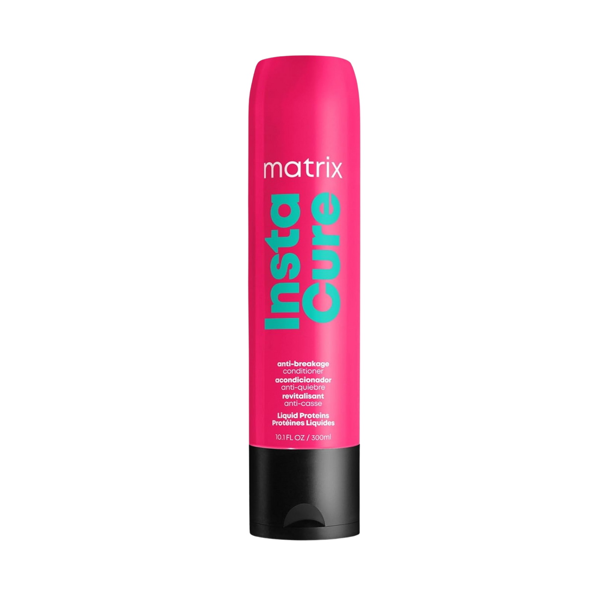 “Flacon 1000 ml du revitalisant anti‑casse Instacure de Matrix — tube crème blanc avec logo noir et accents verts”