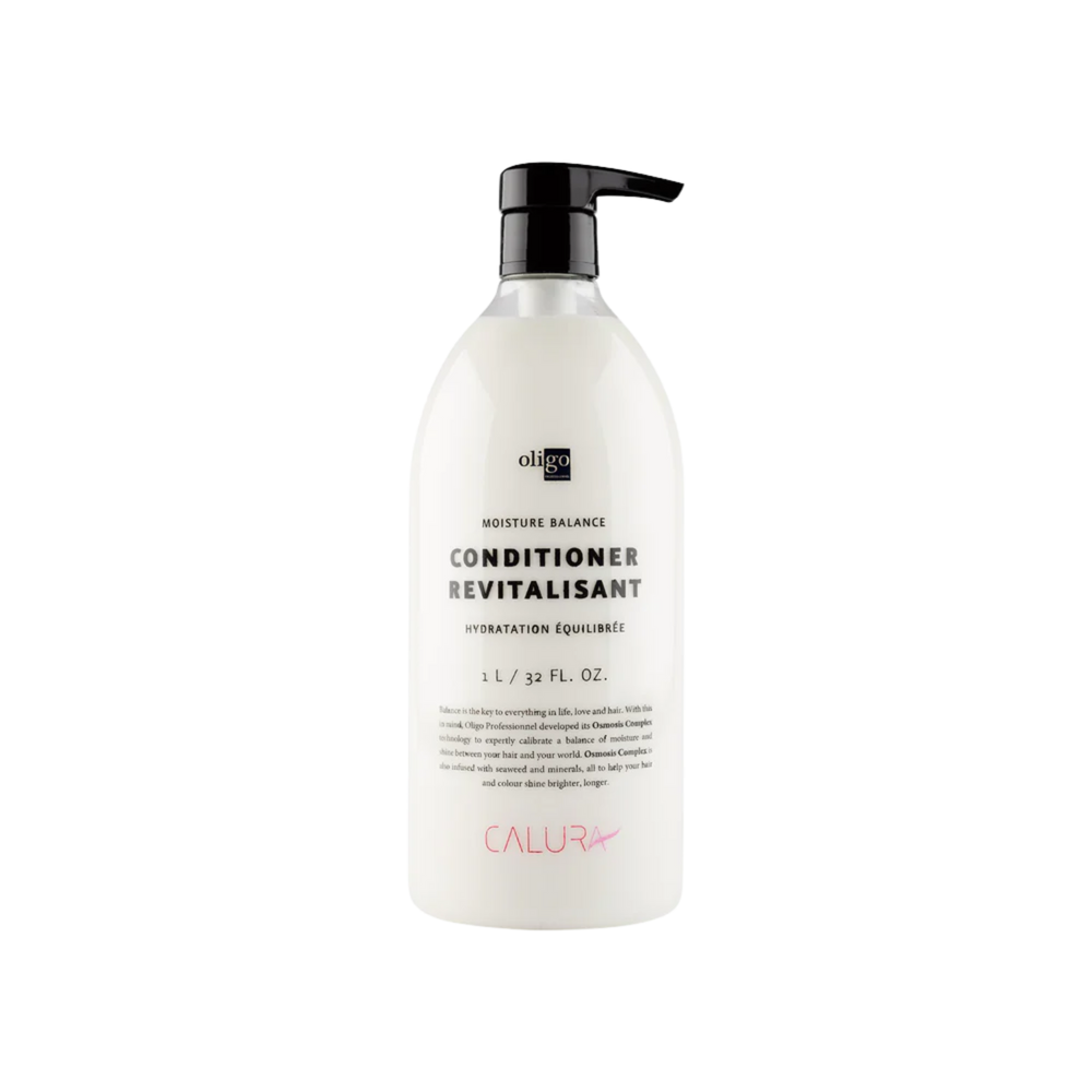 “Flacon de Revitalisant Hydratation Équilibrée Oligo Professionnel – soin capillaire pour cheveux colorés”