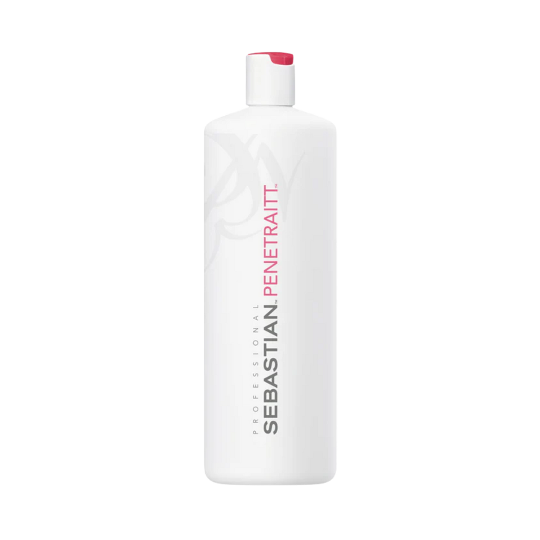 Flacon de 250 ml de revitalisant Penetraitt de Sebastian Professional sur fond blanc.