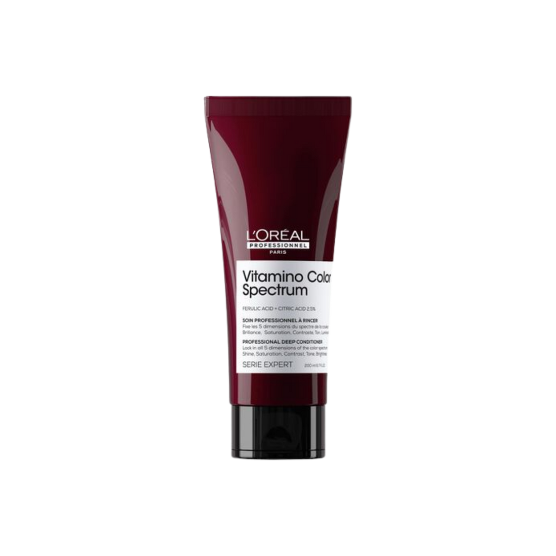Duo Vitamino Color Spectrum shampooing et revitalisant L’Oréal Professionnel pour cheveux colorés.