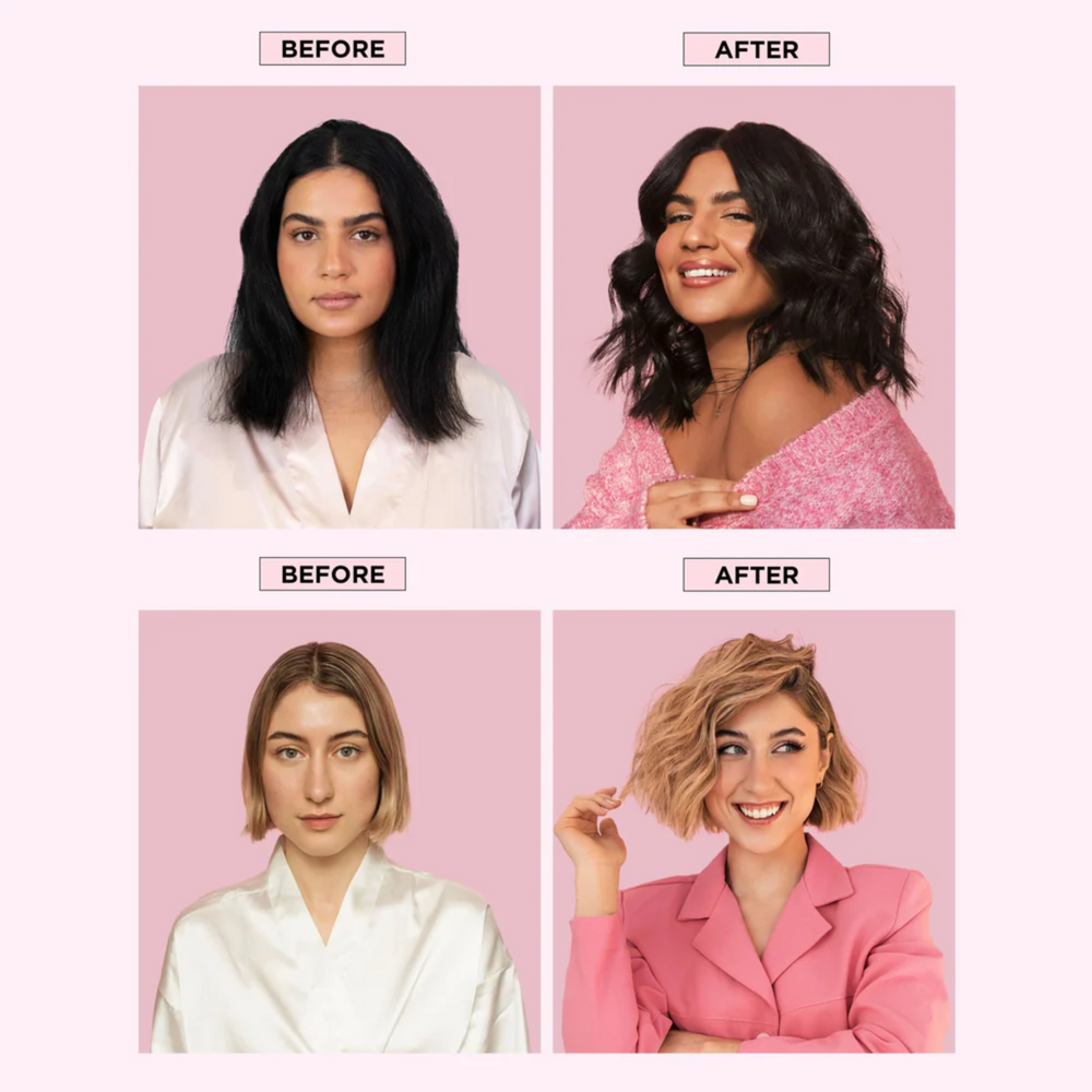Flacon de revitalisant volumisant PUFF.ME – formules légères pour cheveux fins, effet volume et souplesse