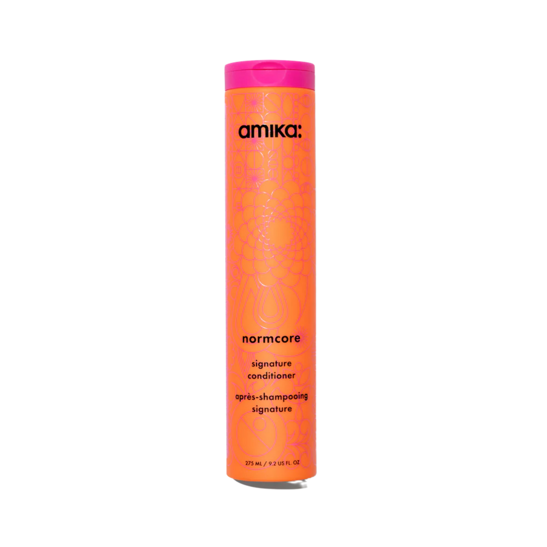 Flacon du revitalisant amika Normcore pour hydratation quotidienne et douceur

