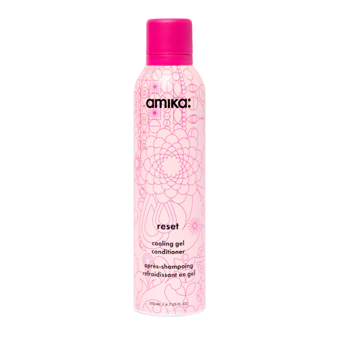 Tube du revitalisant amika Reset Cooling Gel pour cuir chevelu frais et cheveux légers

