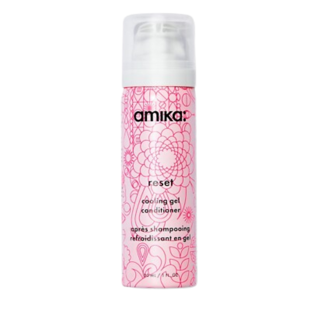 Tube du revitalisant amika Reset Cooling Gel pour cuir chevelu frais et cheveux légers


