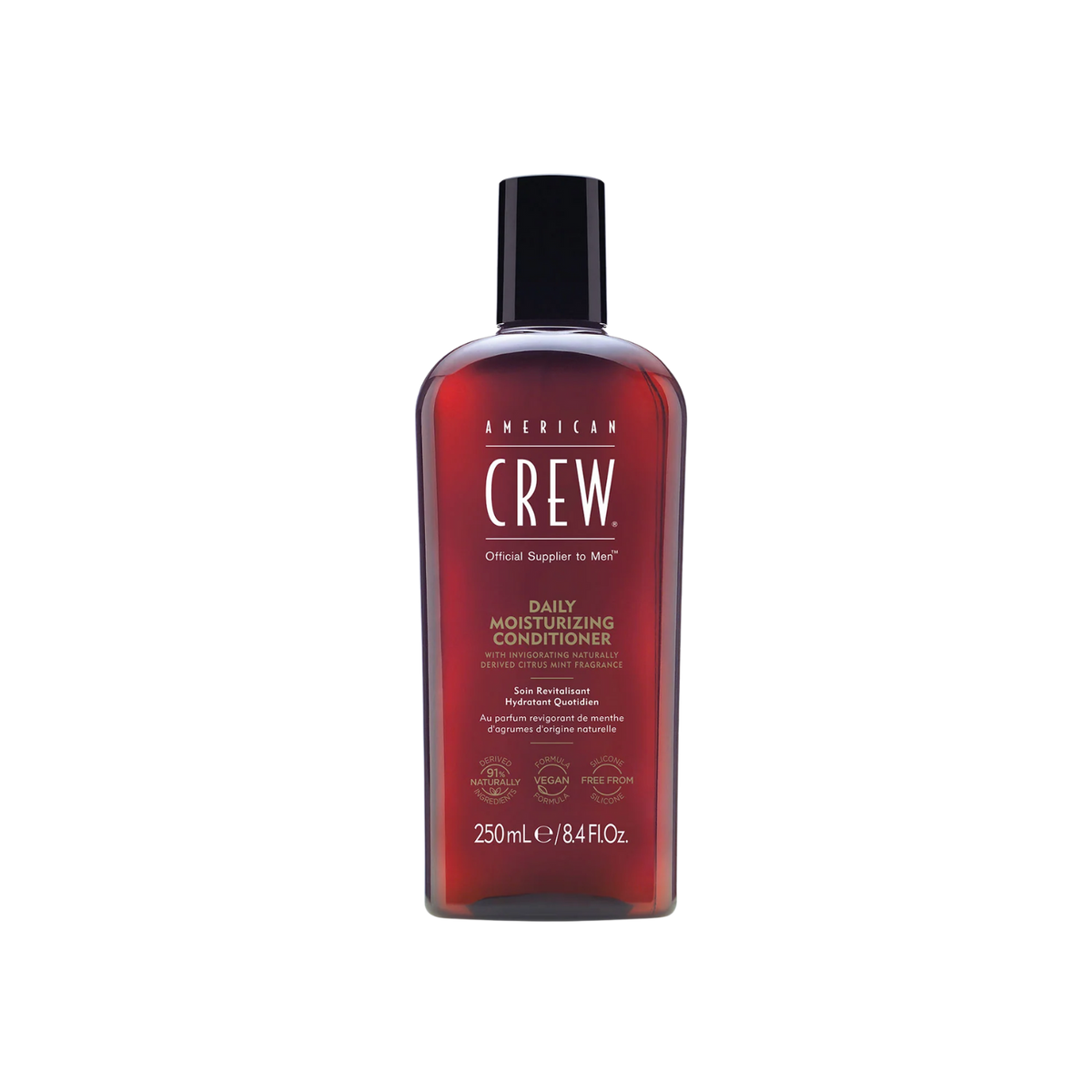 Bouteille de Daily Moisturizing Conditioner American Crew hydratant pour cheveux normaux à secs