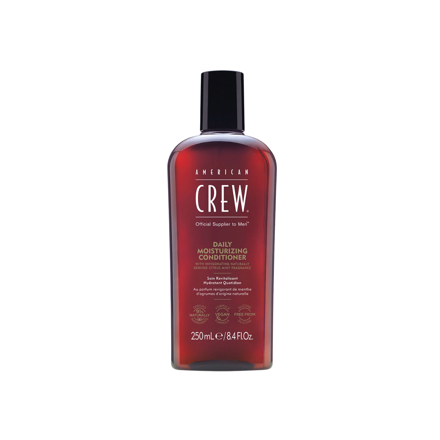 Bouteille de Daily Moisturizing Conditioner American Crew hydratant pour cheveux normaux à secs