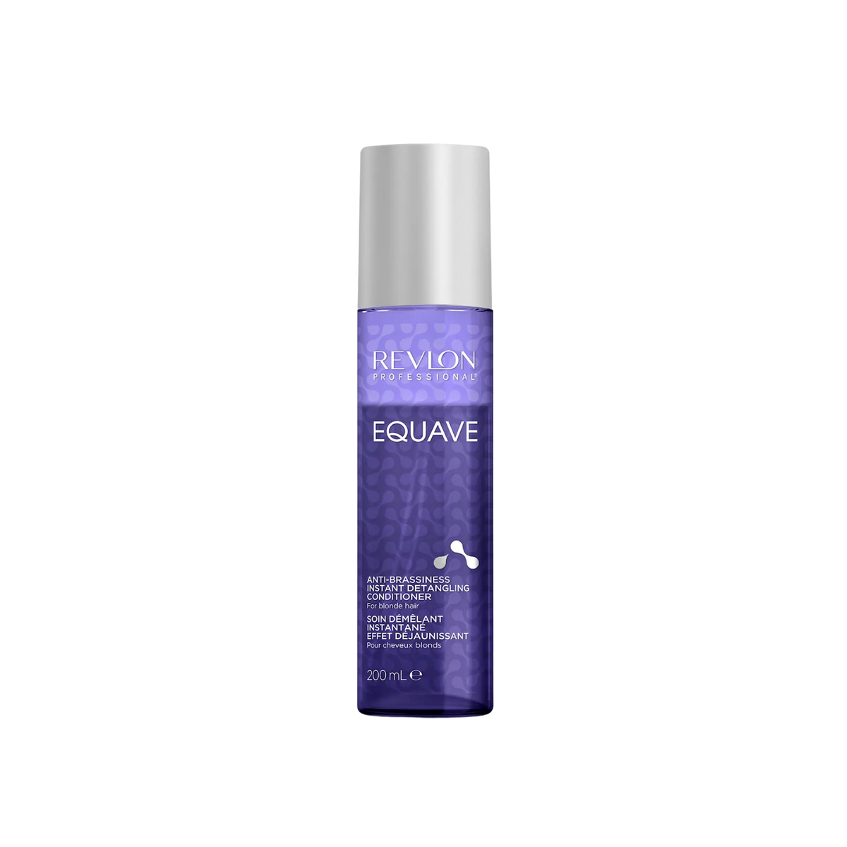 Spray démêlant violet Revlon Equave anti-jaune cheveux blonds