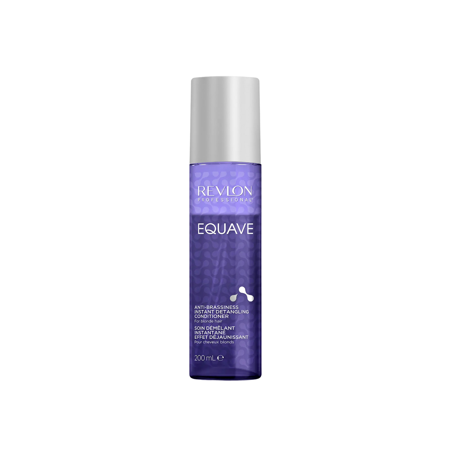 Spray démêlant violet Revlon Equave anti-jaune cheveux blonds