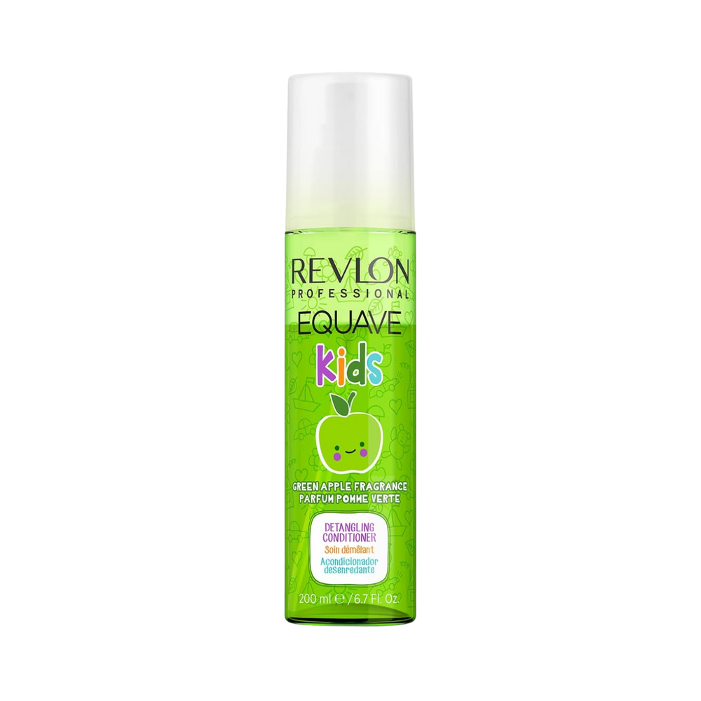 Flacon de Revlon Professional Equave Instant Detangling Conditioner bi-phase, spray sans rinçage pour cheveux secs.