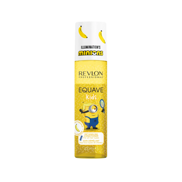 Spray démêlant Revlon Professional Equave Kids Minions 200ml pour enfants avec formule sans rinçage et parfum banane.
