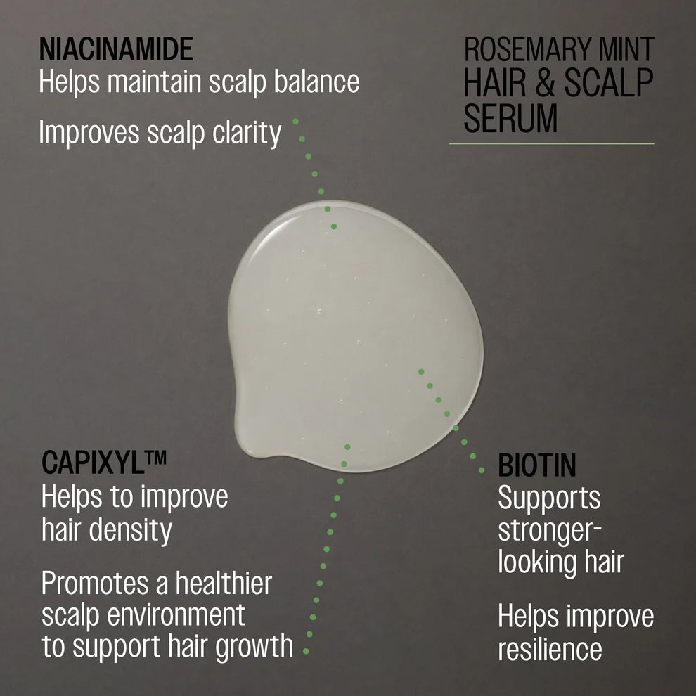 Sérum Cheveux Et Cuir Chevelu Menthe Et Romarin (50ml) - REUZEL