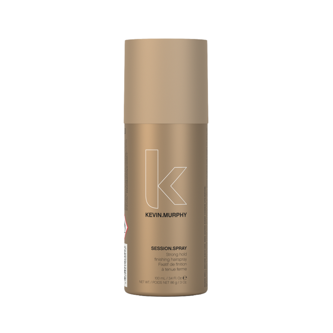 Flacon 100 ml de SESSION.SPRAY Kevin Murphy sur fond clair