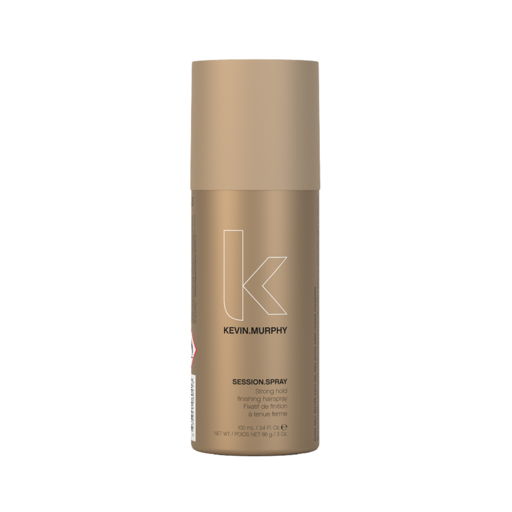 Flacon 100 ml de SESSION.SPRAY Kevin Murphy sur fond clair