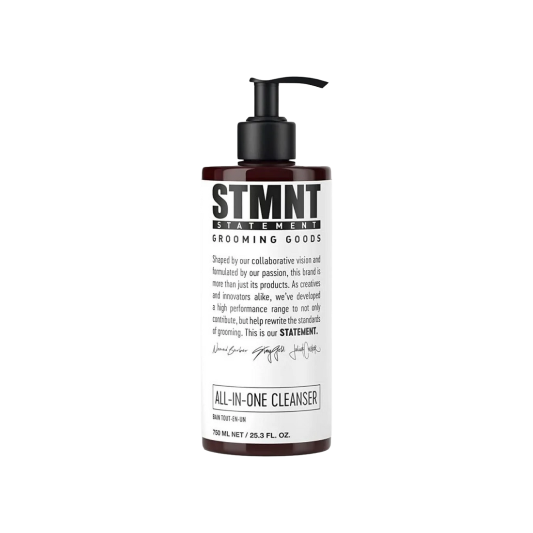 Flacon STMNT All-in-One Cleanser 300 ml – nettoyant polyvalent cheveux, visage et corps