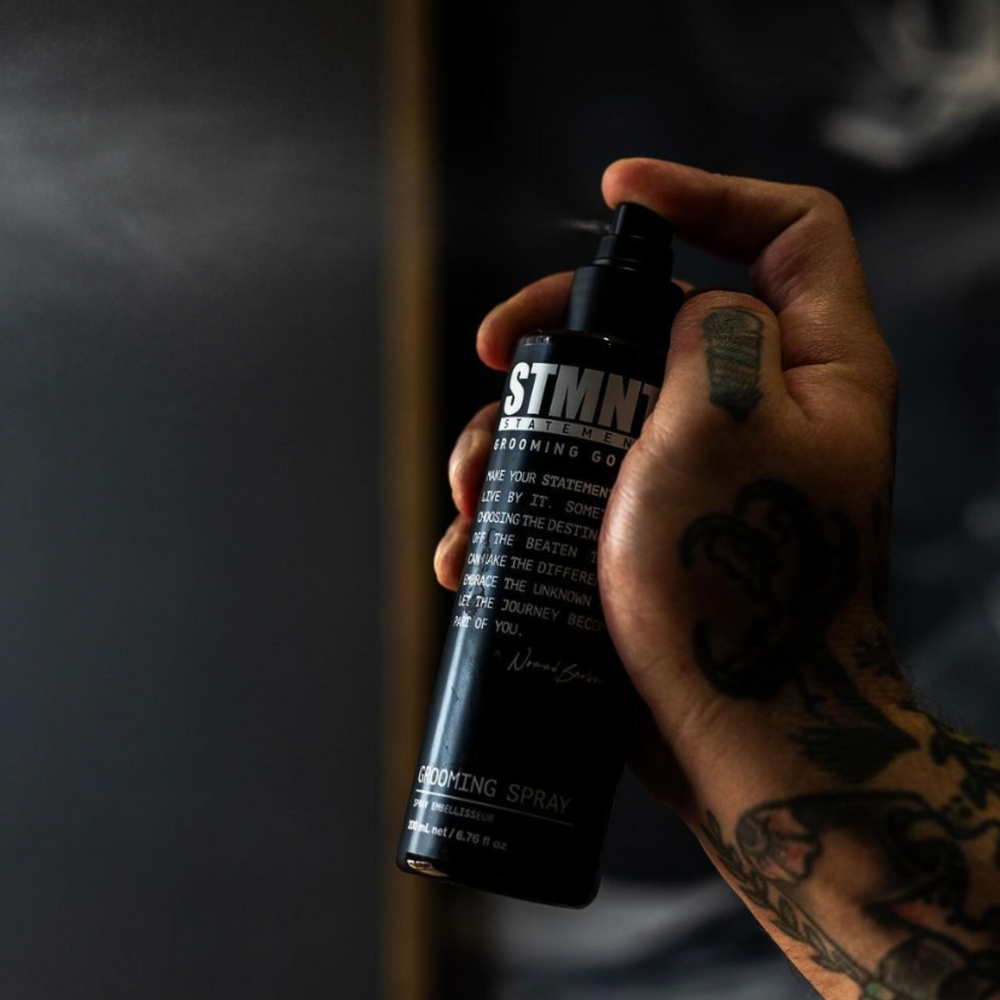 Flacon STMNT Grooming Spray 200 ml – spray coiffant léger texture épaisse naturel