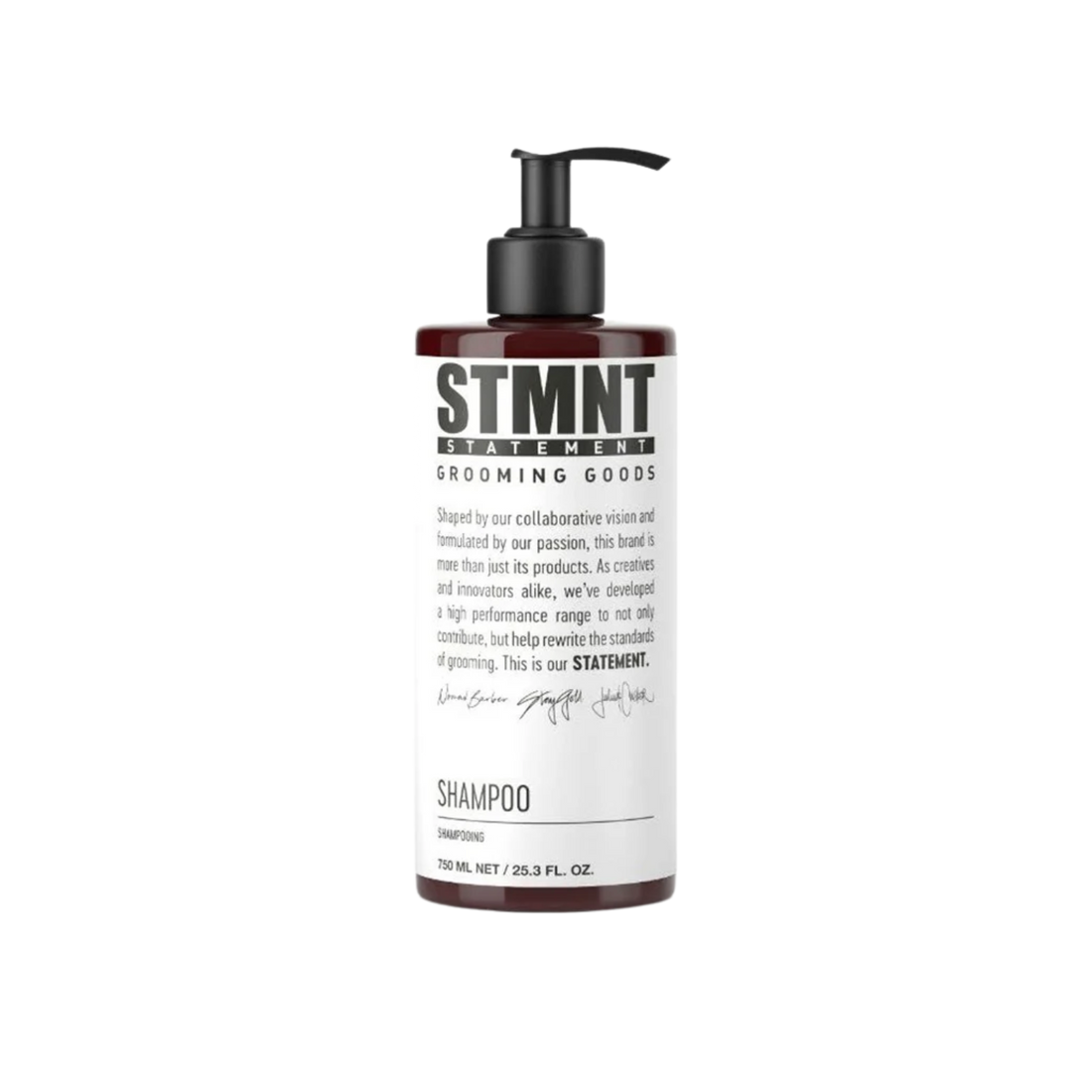 Flacon STMNT Shampoo 300 ml – shampooing purifiant charbon activé & menthol