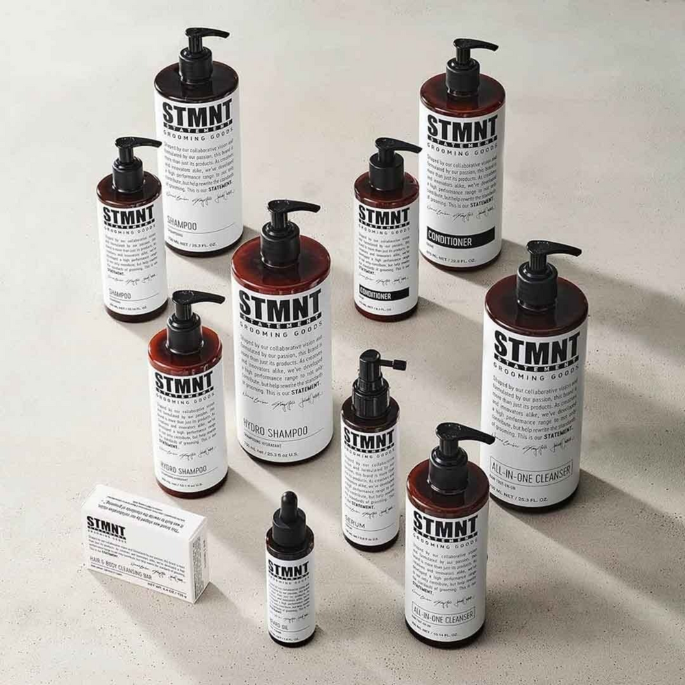 Flacon STMNT Shampoo 300 ml – shampooing purifiant charbon activé & menthol