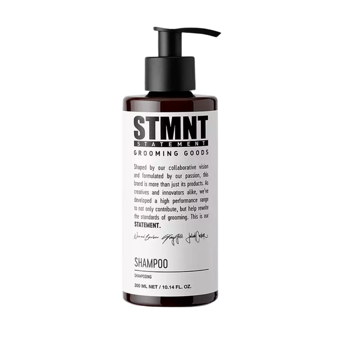 Flacon STMNT Shampoo 300 ml – shampooing purifiant charbon activé & menthol