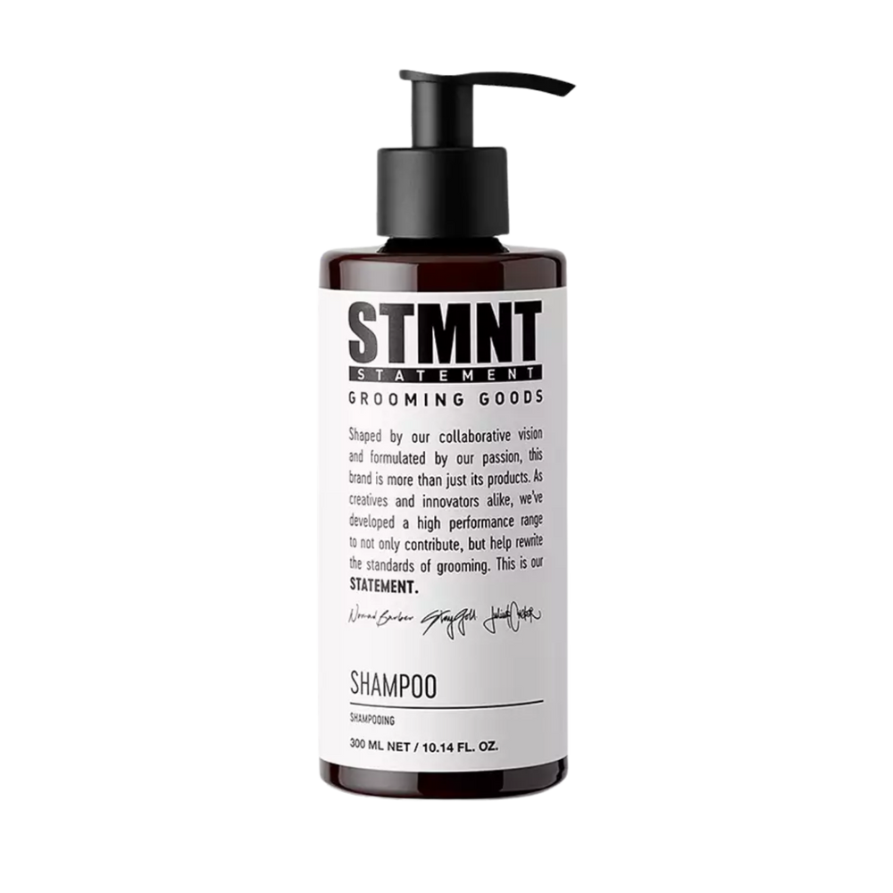 Flacon STMNT Shampoo 300 ml – shampooing purifiant charbon activé & menthol